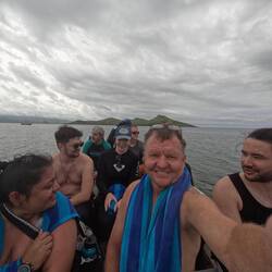 Finishing the trip we took a dinghy from the boat back to shore.