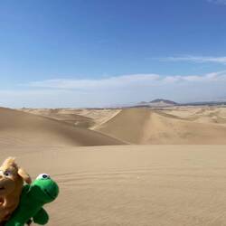 Ist das viel Sand und der war hinterher überall.