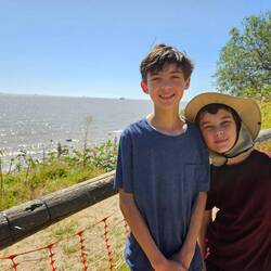 Boys at the Reserva Ecológica Costanera Sur