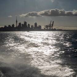 Auckland from the sea