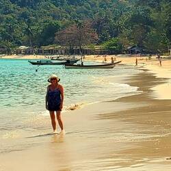 We took a stroll on Coral Beach