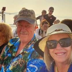 On the ferry from Koh Ssmui to Koh Phangan!
