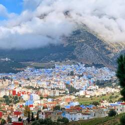 Erster Blick auf Chefchaouen