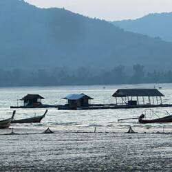 Long tails and fishing boats
