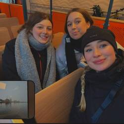 Unterwegs mit der Fähre auf die andere Seite von Göteborg