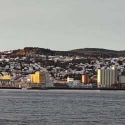 Trondheim in der Morgensonne
