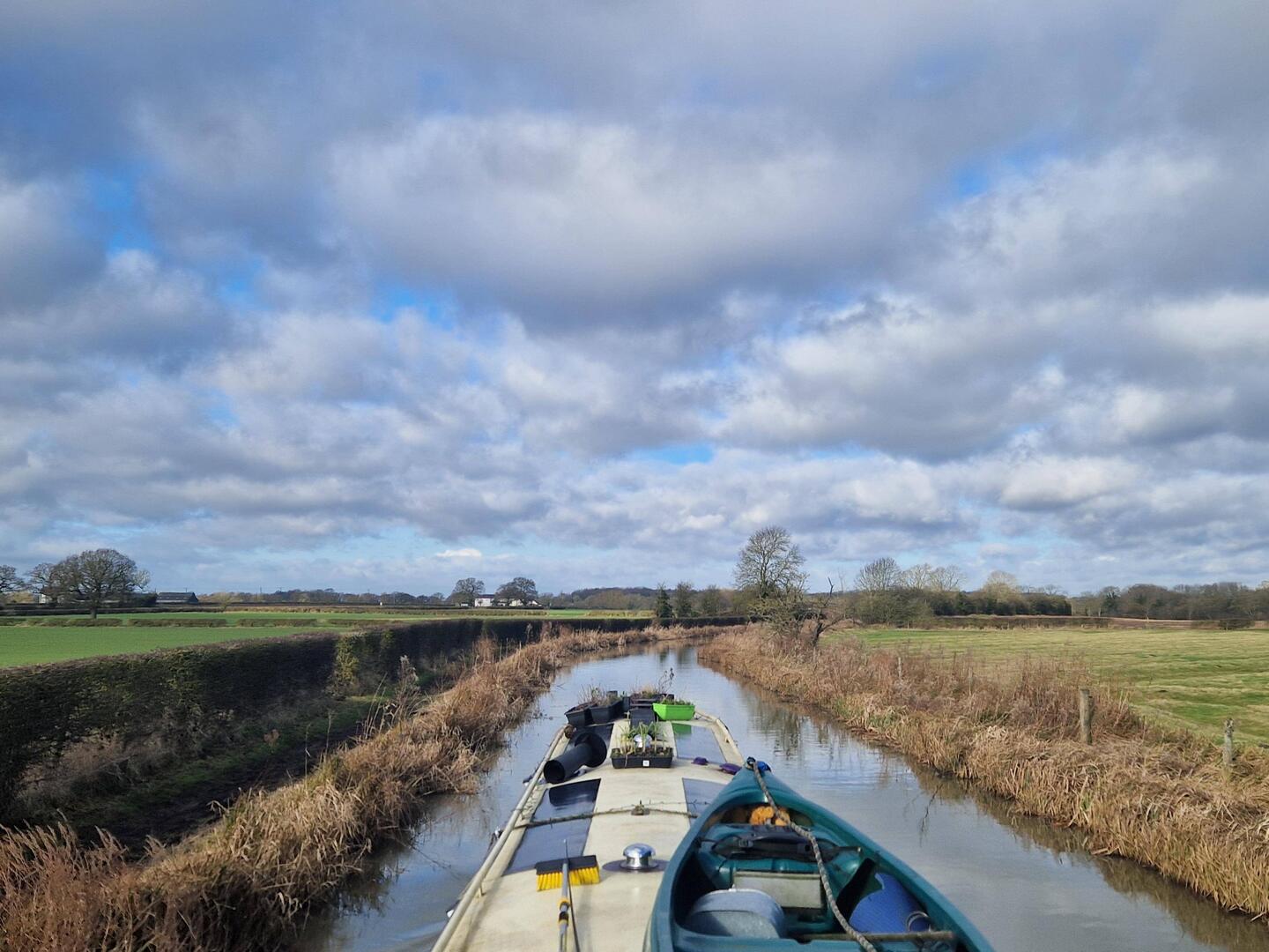 Relaxing rural views on today's cruise