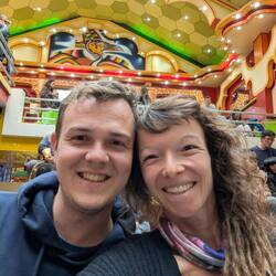 Beim Cholita wrestling ist auch alles bunt 😉