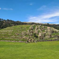 The Sacred Hill at Sacsayhuaman where Elli got befriended by a local shaman