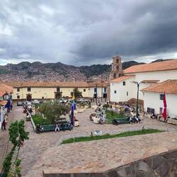 One of the squares in San Blas, Cusco