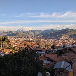 Cusco from our hilltop house