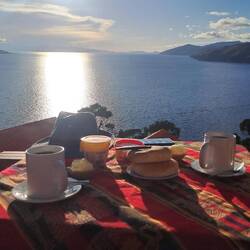 Finales Sonnenaufgangsfrühstück (heute sogar mit Marmelade 🥳)