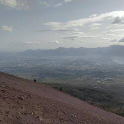 Blick auf Pompeii