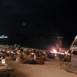 The view in front of the resataurant