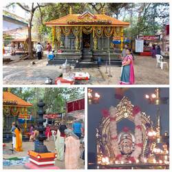 En route to Kochi; Hindu Temple Festival
