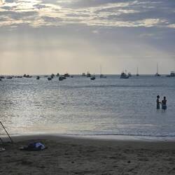 Blick auf den stillen Ozean