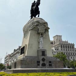 The famous monument with a monumental mistake. Note the woman.