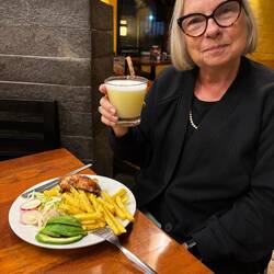 Pisco Sour and Lima's version of Swiss Chalet