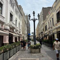 Car free pedestrian promenades
