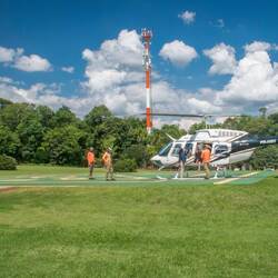 Beautiful day for a helicopter ride over the falls.