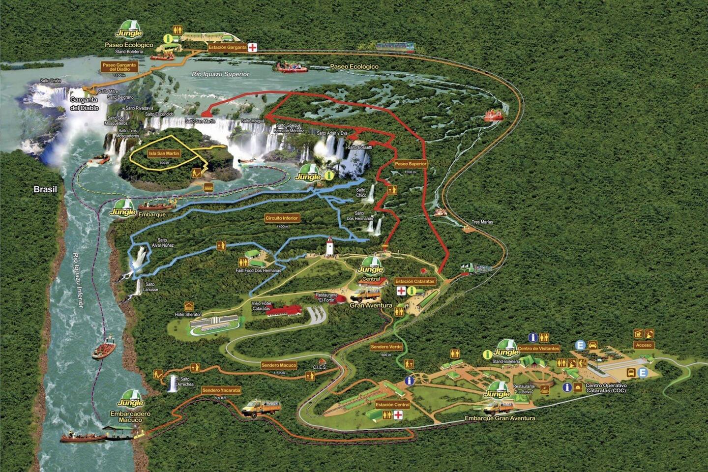 Map of Argentinia side