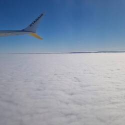 Ganz hinten sieht man den Schwarzwald, da war wohl auch schon sonnig 💛☀️