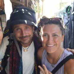 Erinnerungsfoto mit Helen