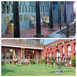 Ginger House Restaurant; way in and garden