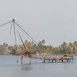 Chinese Fishing Net off Bolghatty Island