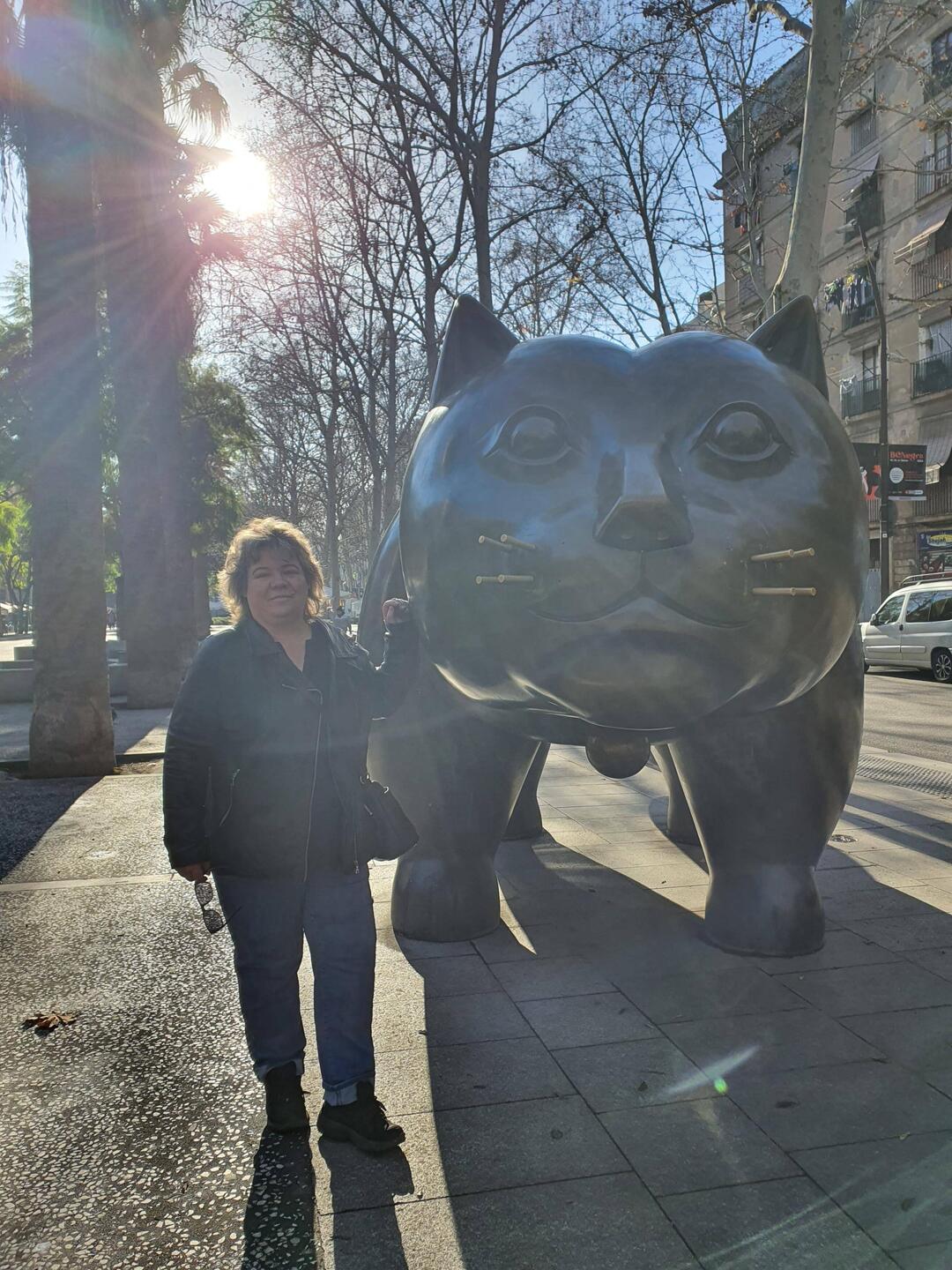 El Gat de Botero, die fette Katze