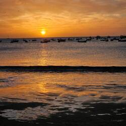 So schön geht die Sonne unter