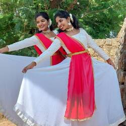 Dancers posing for us