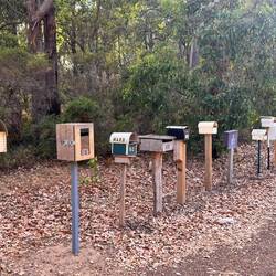 Morgendliche Laufstrecke: damit der Postbote nicht so weit laufen muss…