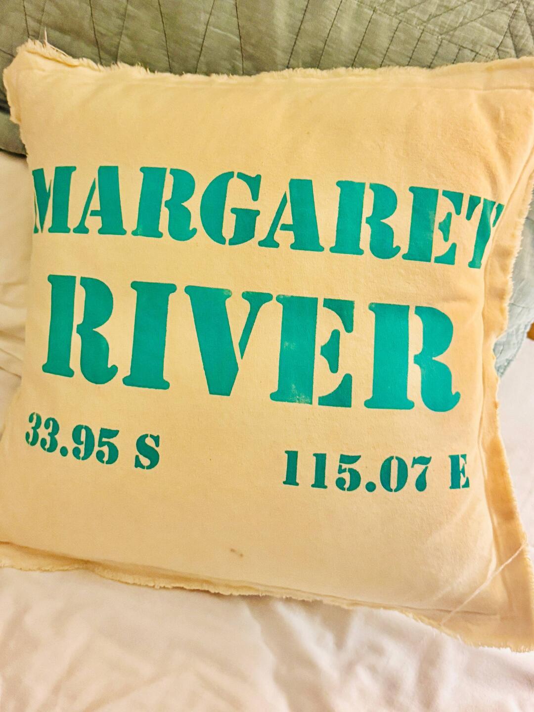 Damit ich auch im Bett nicht vergesse, wo ich bin: Margret River Region