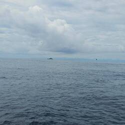 To get to our dive site, it was a 40 minute boat ride out to open water.