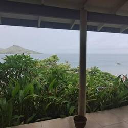 Even on a rainy morning, the view is still pretty beautiful.