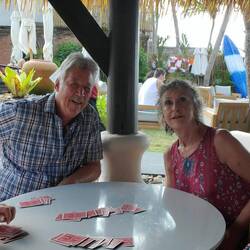 Our bridge match today!