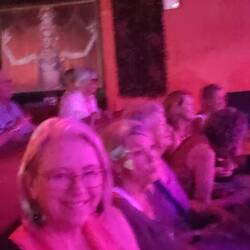 We're lined up to see the show!