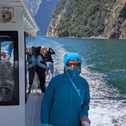 It got a bit blowy in the heart of the sound