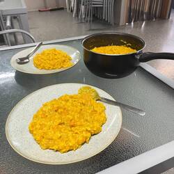 Kürbis Risotto