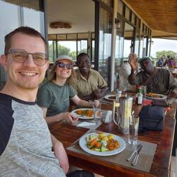 Mittagspause mit Sam und Fred