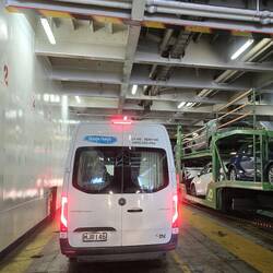 Unter Deck - kurz vor dem Außenspiegel-Desaster