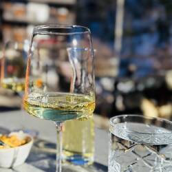 Ein Glas Heida muss schon sein.