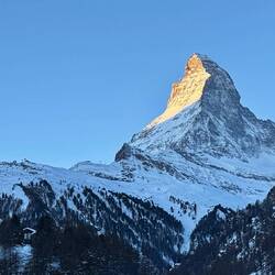 Matterhorn in den frühen Morgenstunden