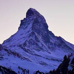 Matterhorn in der Abenddämmerung