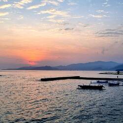 Sunset from Sagara pool