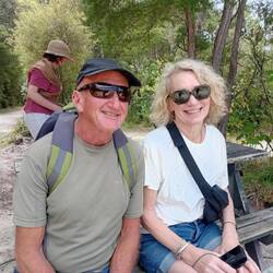 delicious pucnic with Cousin Janie and family in Torrent Bay