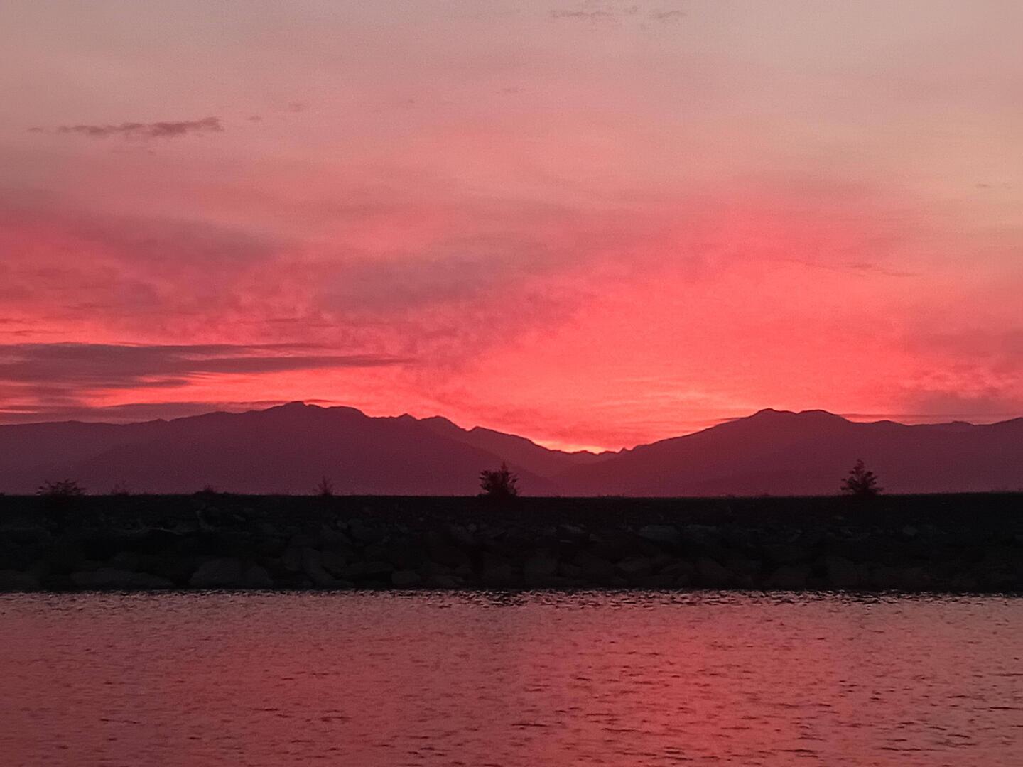 our last evening in Port Tarakohe
