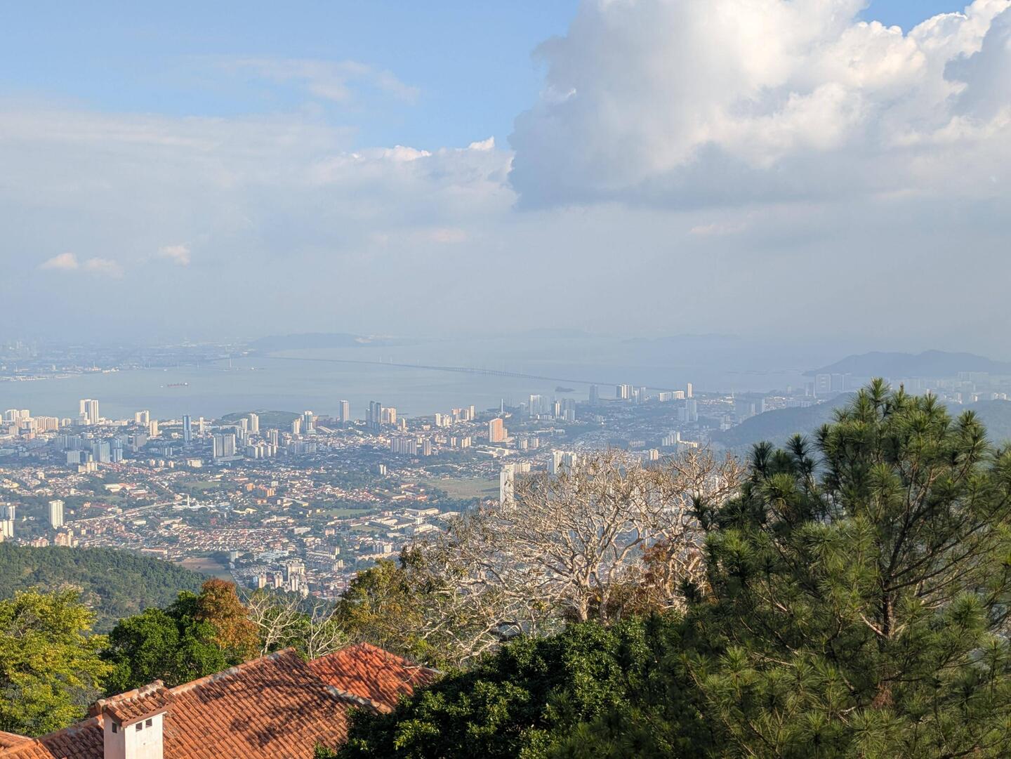 From the top of Penang Hill