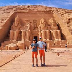 Abou Simbel, temple construit par Ramsès II en basse Nubie